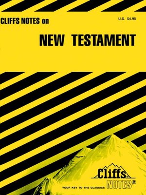 CliffsNotes The New Testament - ebook